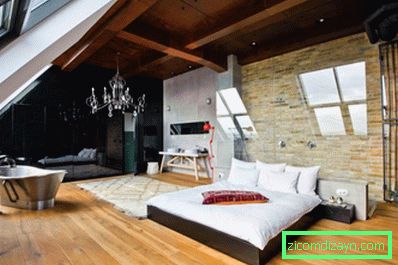 Dormitorio estilo loft - 65 ideas de diseño de fotos - Blog de diseño