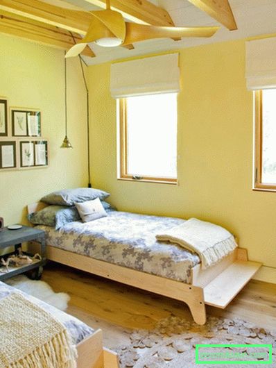 Dormitorio amarillo - foto de la combinación perfecta de - Blog de diseño